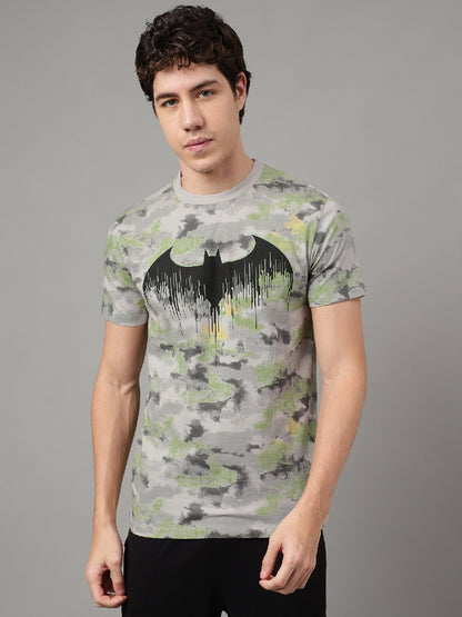 Arkham Asylum Grey Tshirt For Men