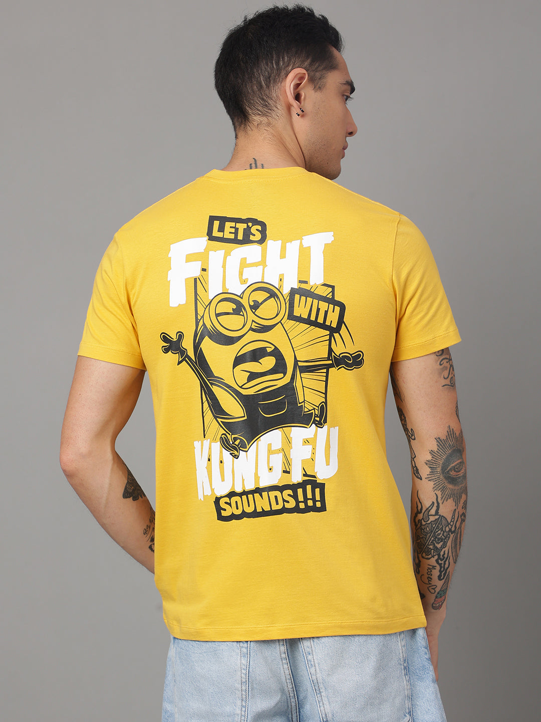 Minions Yellow Tshirt For Men