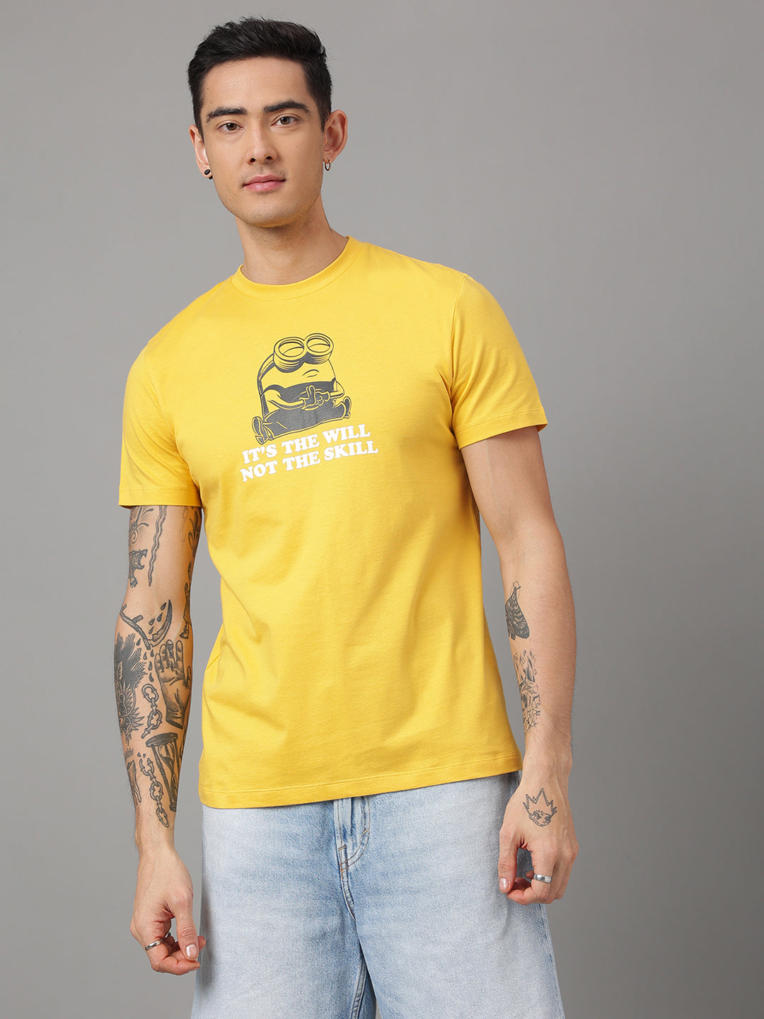 Minions Yellow Tshirt For Men