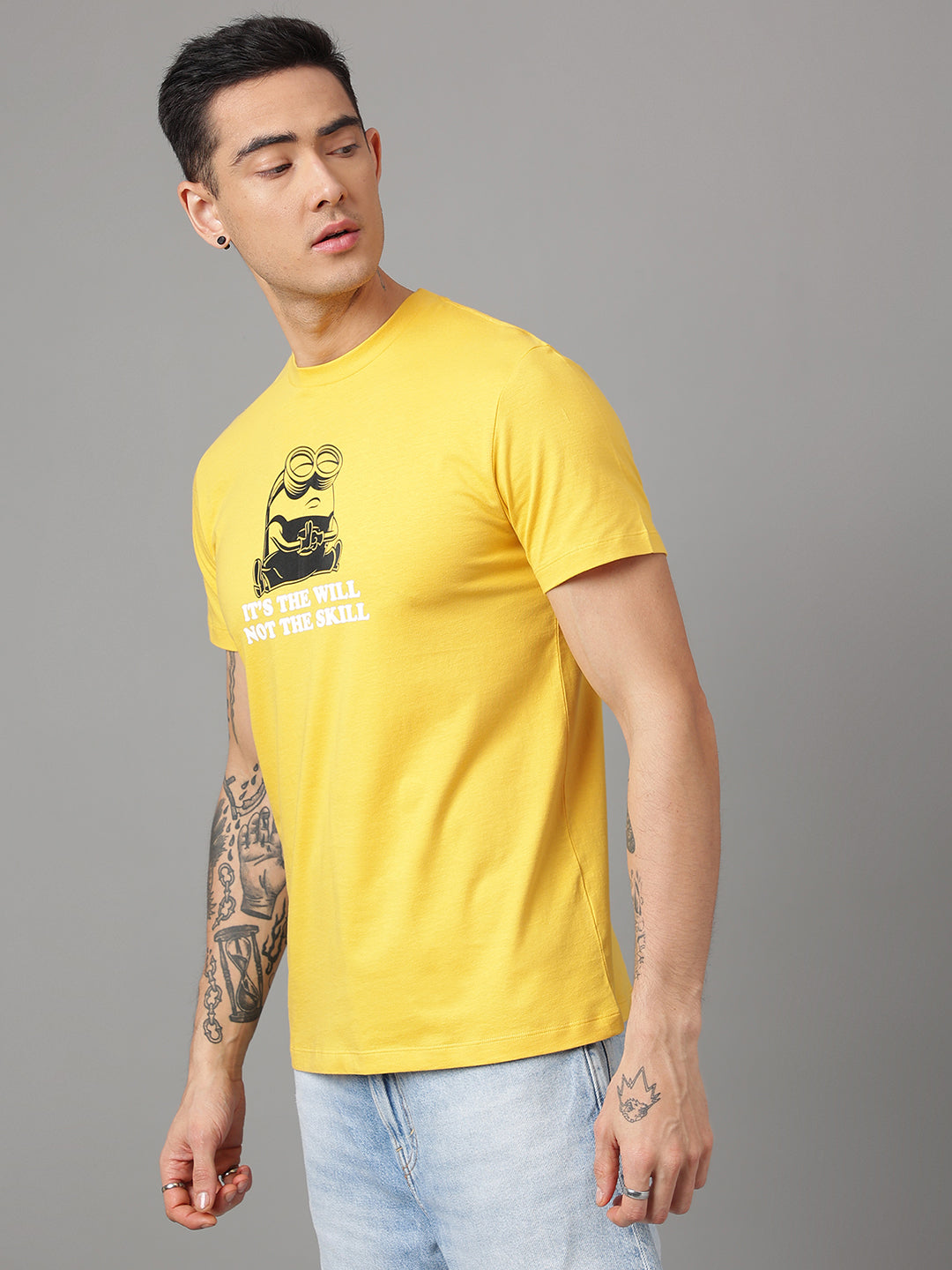 Minions Yellow Tshirt For Men