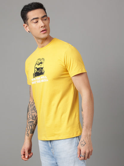 Minions Yellow Tshirt For Men