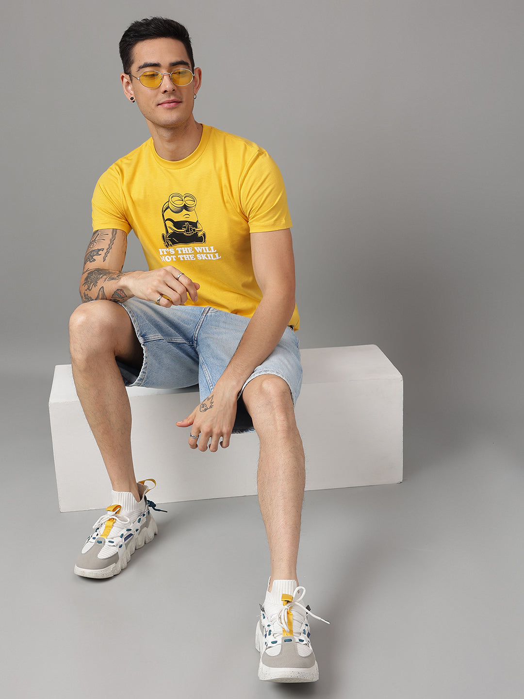 Minions Yellow Tshirt For Men