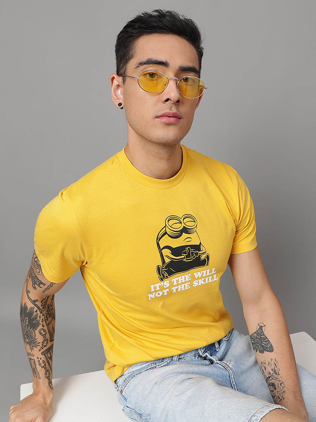 Minions Yellow Tshirt For Men