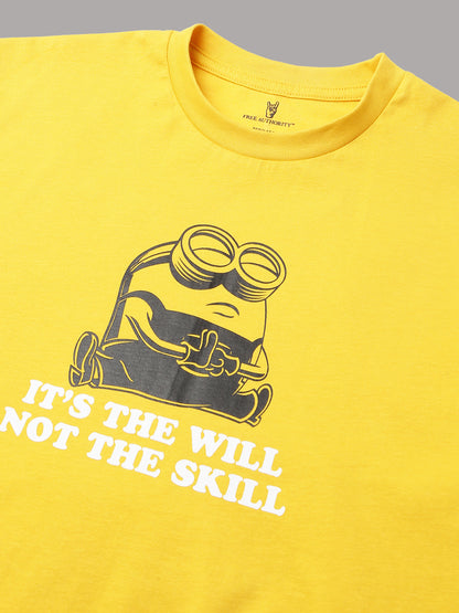 Minions Yellow Tshirt For Men