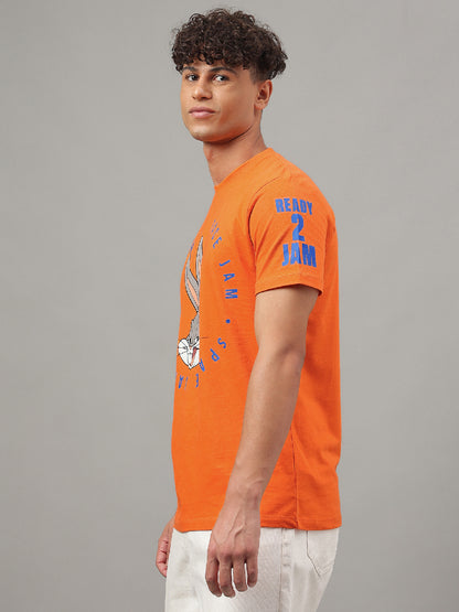 Looney Tunes Orange Tshirt For Men