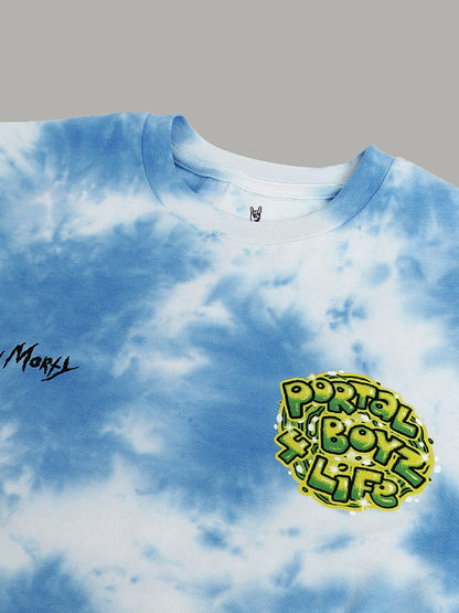 Rick & Morty Blue Tshirt For Men