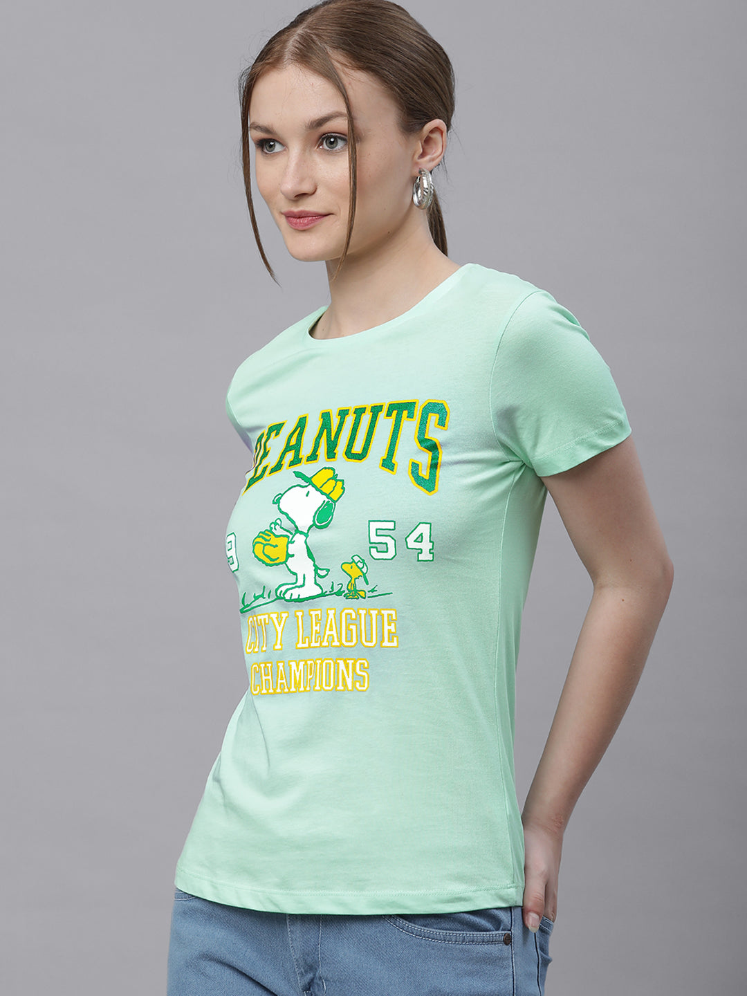 Peanuts Mint Tshirt For Women