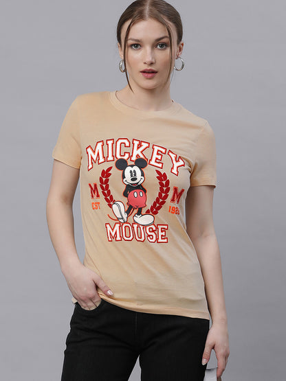 Mickey & Friends Regular Fit Tshirt For Women