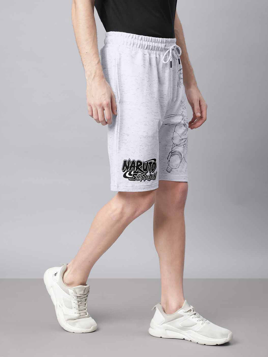 Naruto White Shorts For Men