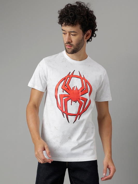 Spiderman White Tshirt For Men