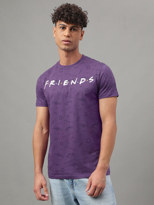 Friends Violet Tshirt For Men