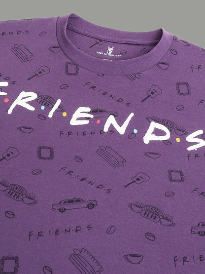 Friends Violet Tshirt For Men