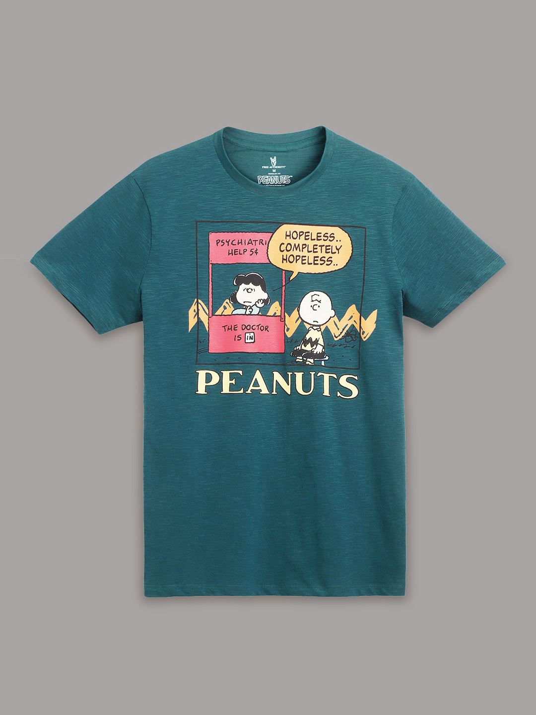 Peanuts Blue Tshirt For Men