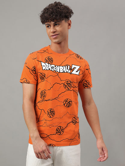 Dragon Ball Z Orange Tshirt For Men