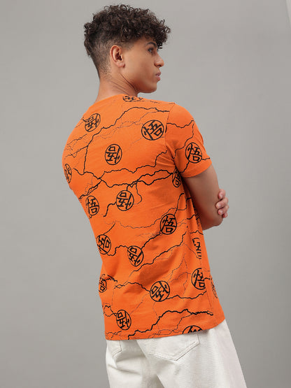 Dragon Ball Z Orange Tshirt For Men