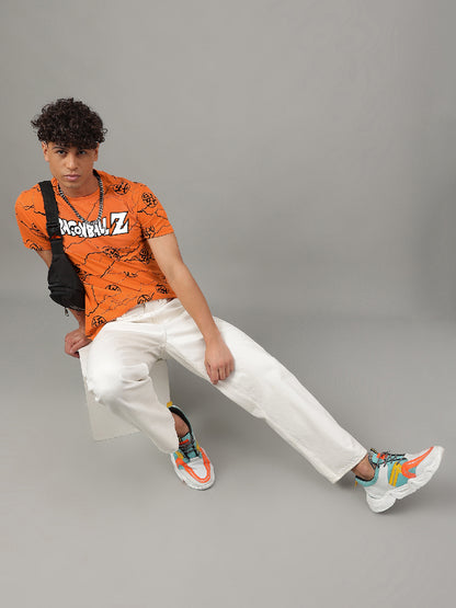 Dragon Ball Z Orange Tshirt For Men