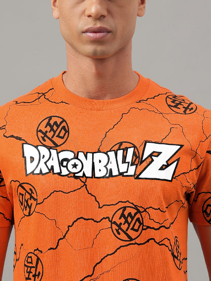 Dragon Ball Z Orange Tshirt For Men