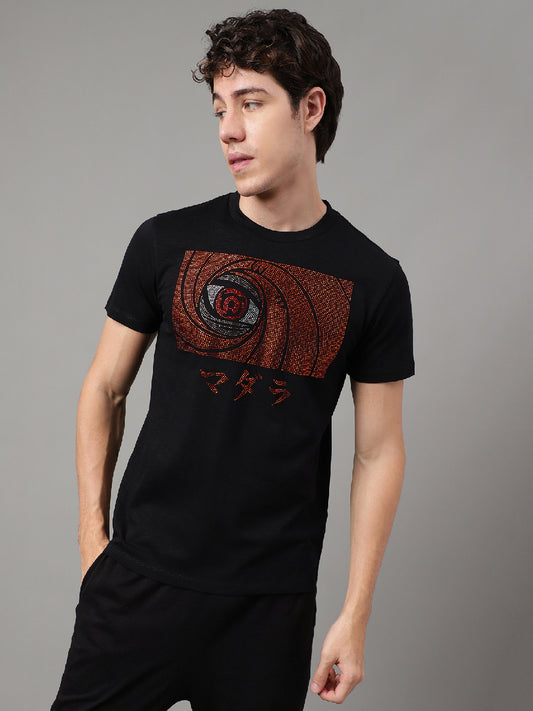 Naruto Black Tshirt For Men