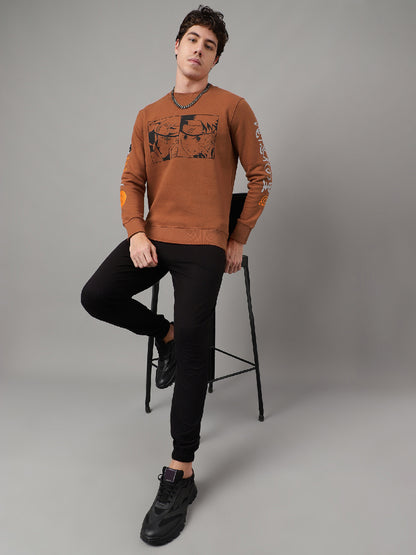 Naruto Brown Sweatshirt For Men