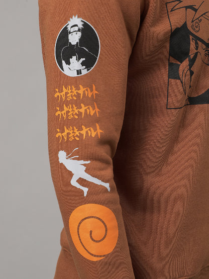 Naruto Brown Sweatshirt For Men