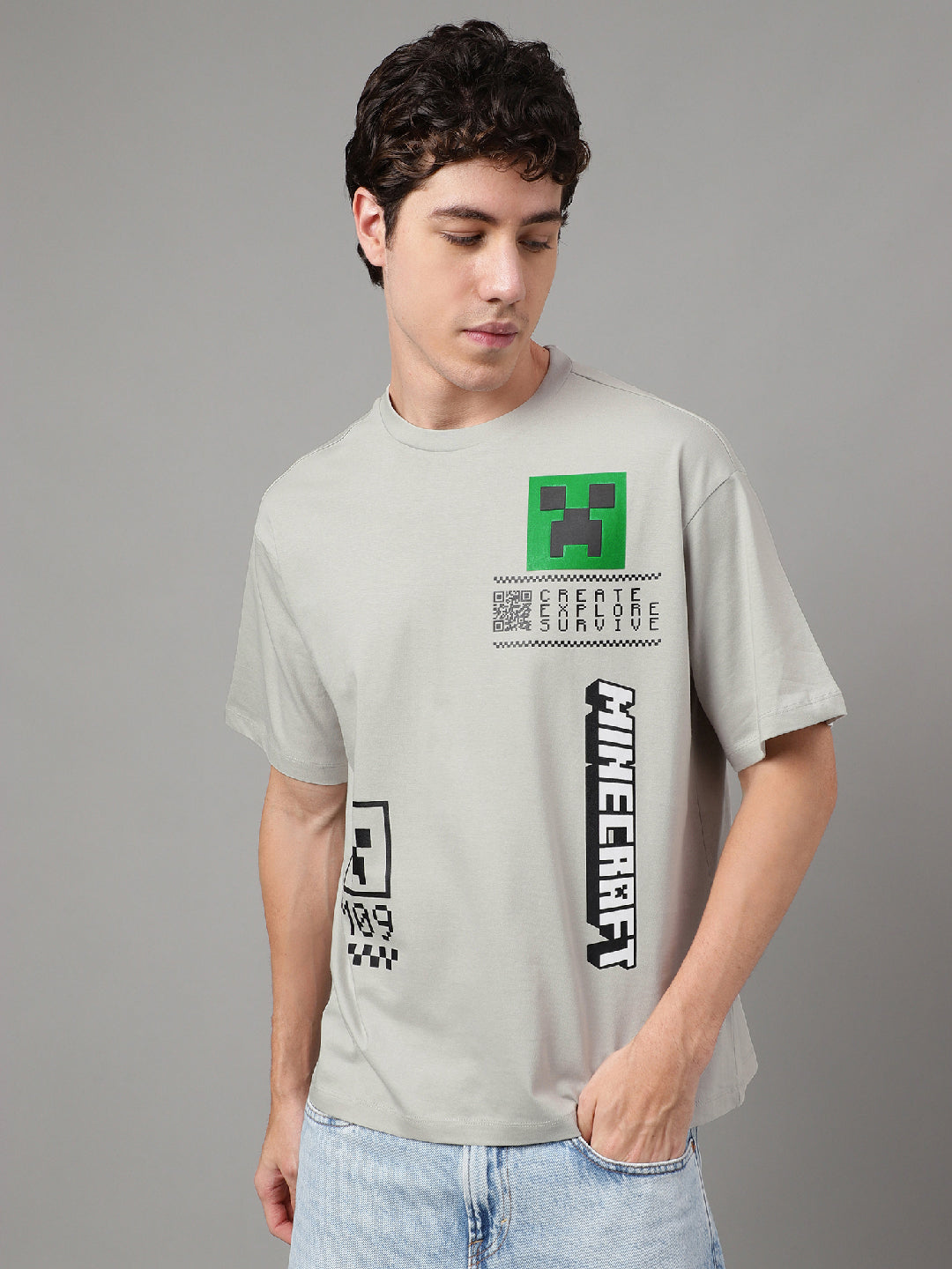 Minecraft Oversized Tshirt For Men