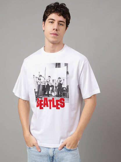 The Beatles White Tshirt For Men