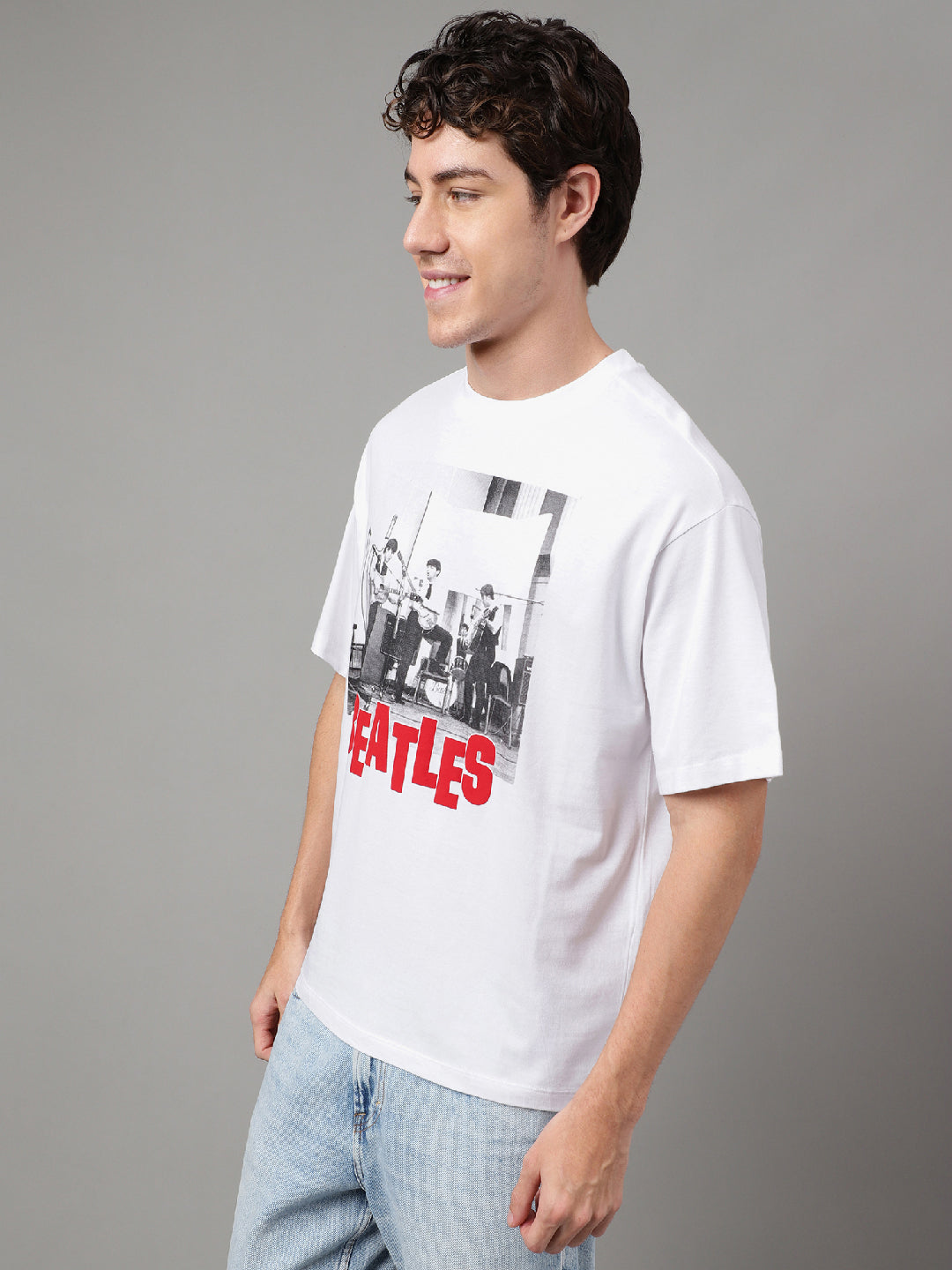 The Beatles White Tshirt For Men