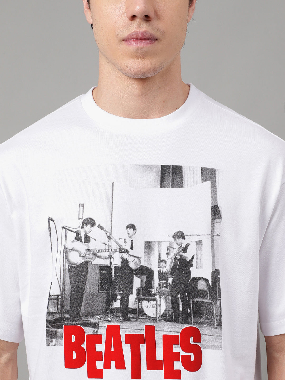 The Beatles White Tshirt For Men