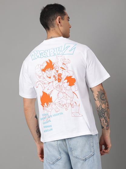 Dragon Ball Z White Tshirt For Men