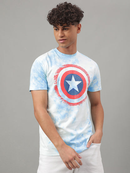 Captain America Blue Tshirt For Men