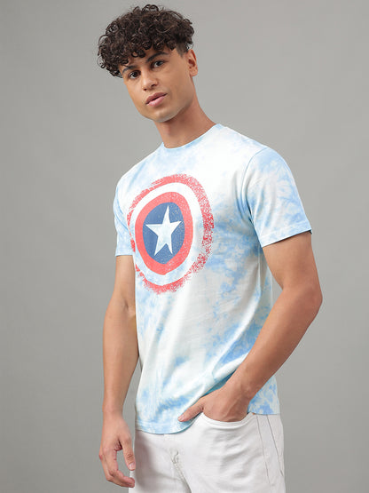 Captain America Blue Tshirt For Men