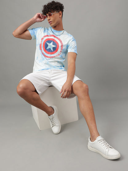 Captain America Blue Tshirt For Men