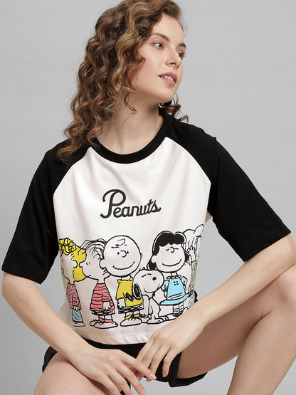 Peanuts Oversized Tshirt For Women