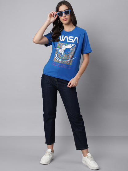 NASA Relaxed Fit Tshirt For Women