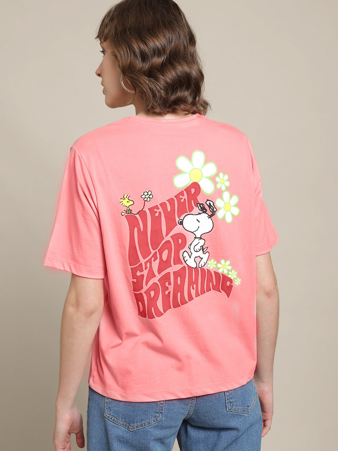 Peanuts Relaxed Fit Tshirt For Women