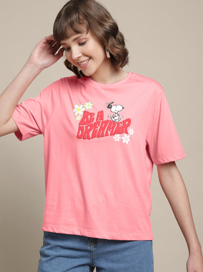 Peanuts Relaxed Fit Tshirt For Women