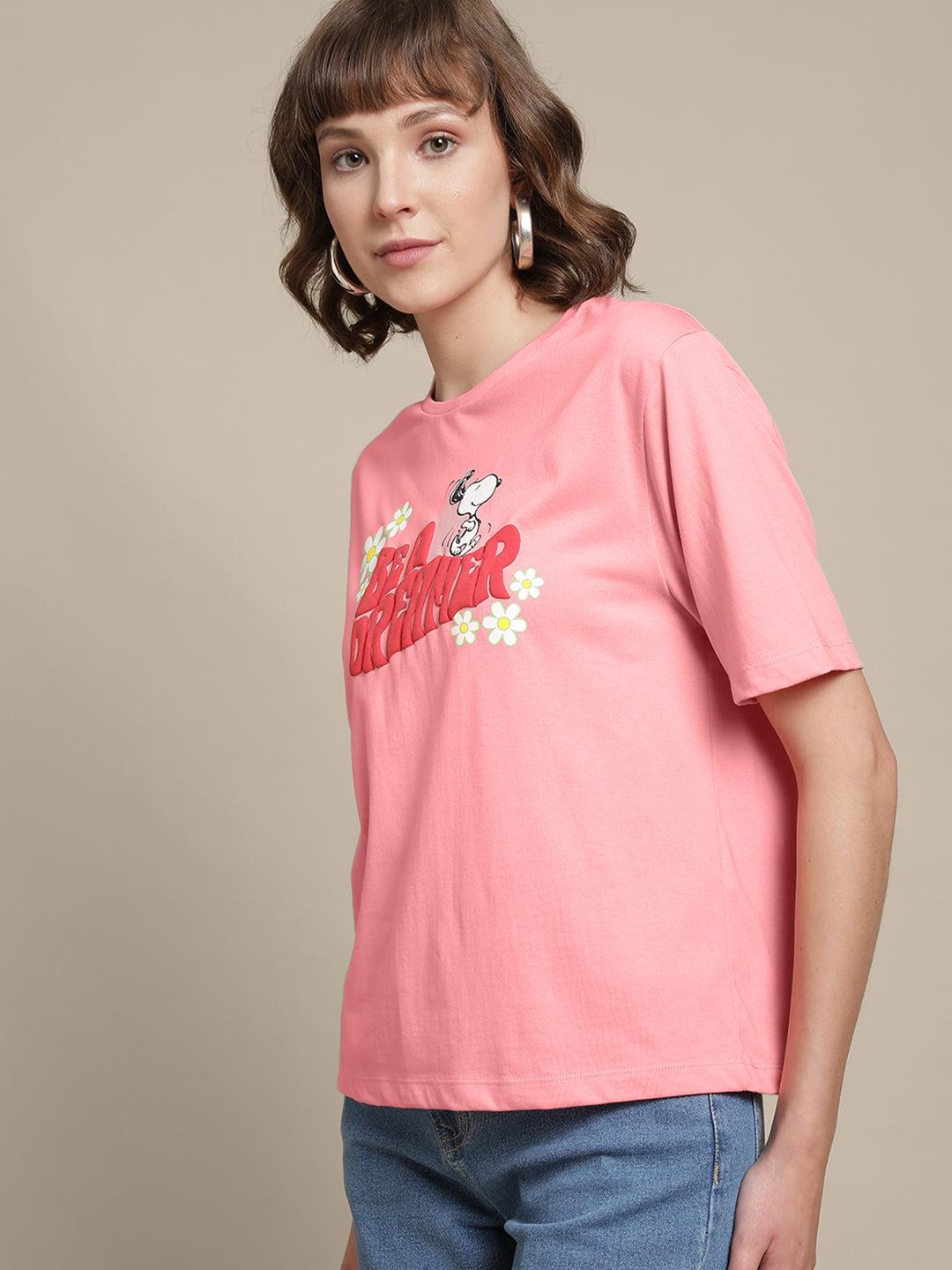 Peanuts Relaxed Fit Tshirt For Women