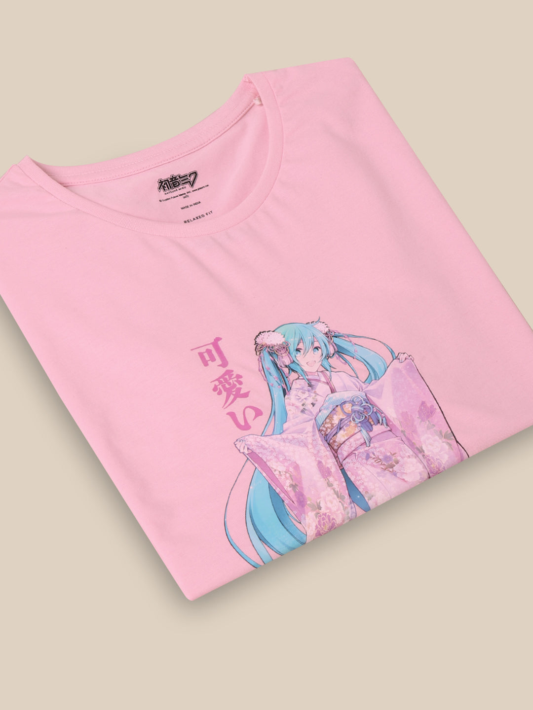 Hatsune Miku Pink Tshirt For Women