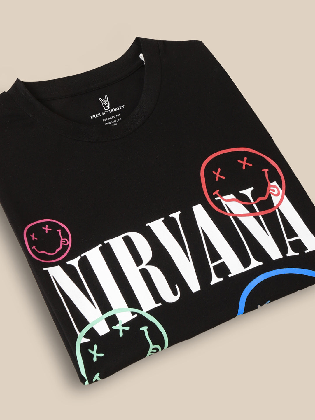 Nirvana Black Tshirt For Women