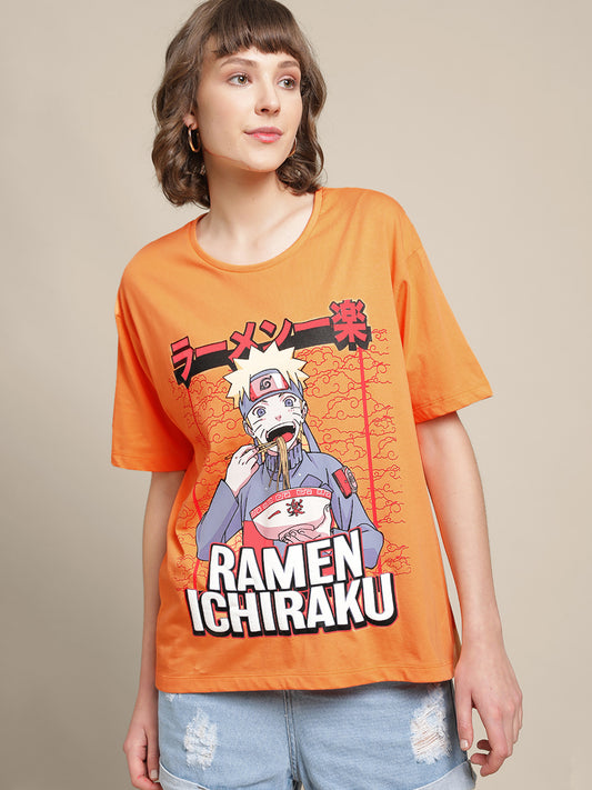 Naruto Oversized Tshirt For Women