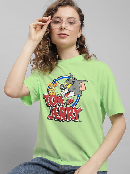 Tom & Jerry Relaxed Fit Tshirt For Women