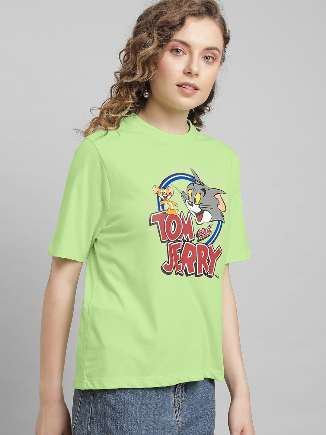 Tom & Jerry Relaxed Fit Tshirt For Women