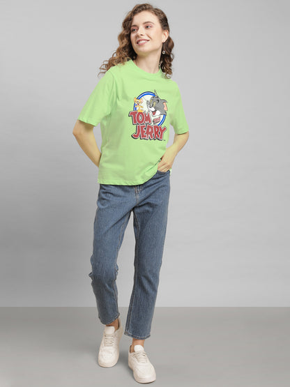 Tom & Jerry Relaxed Fit Tshirt For Women