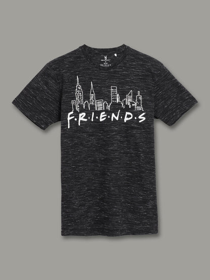 Friends Black Tshirt For Men