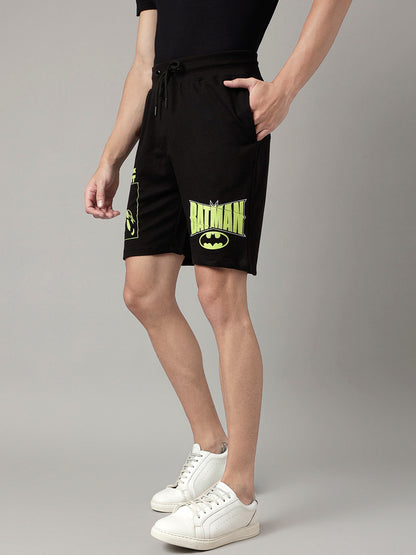 Batman Black Shorts For Men