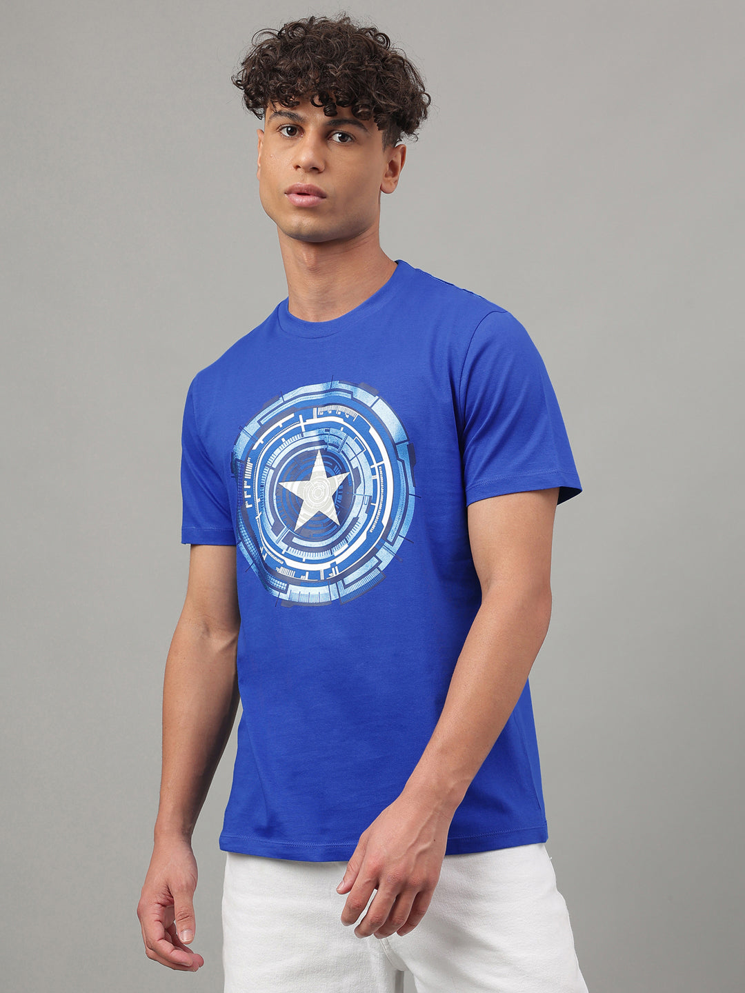 Captain America Blue Tshirt For Men