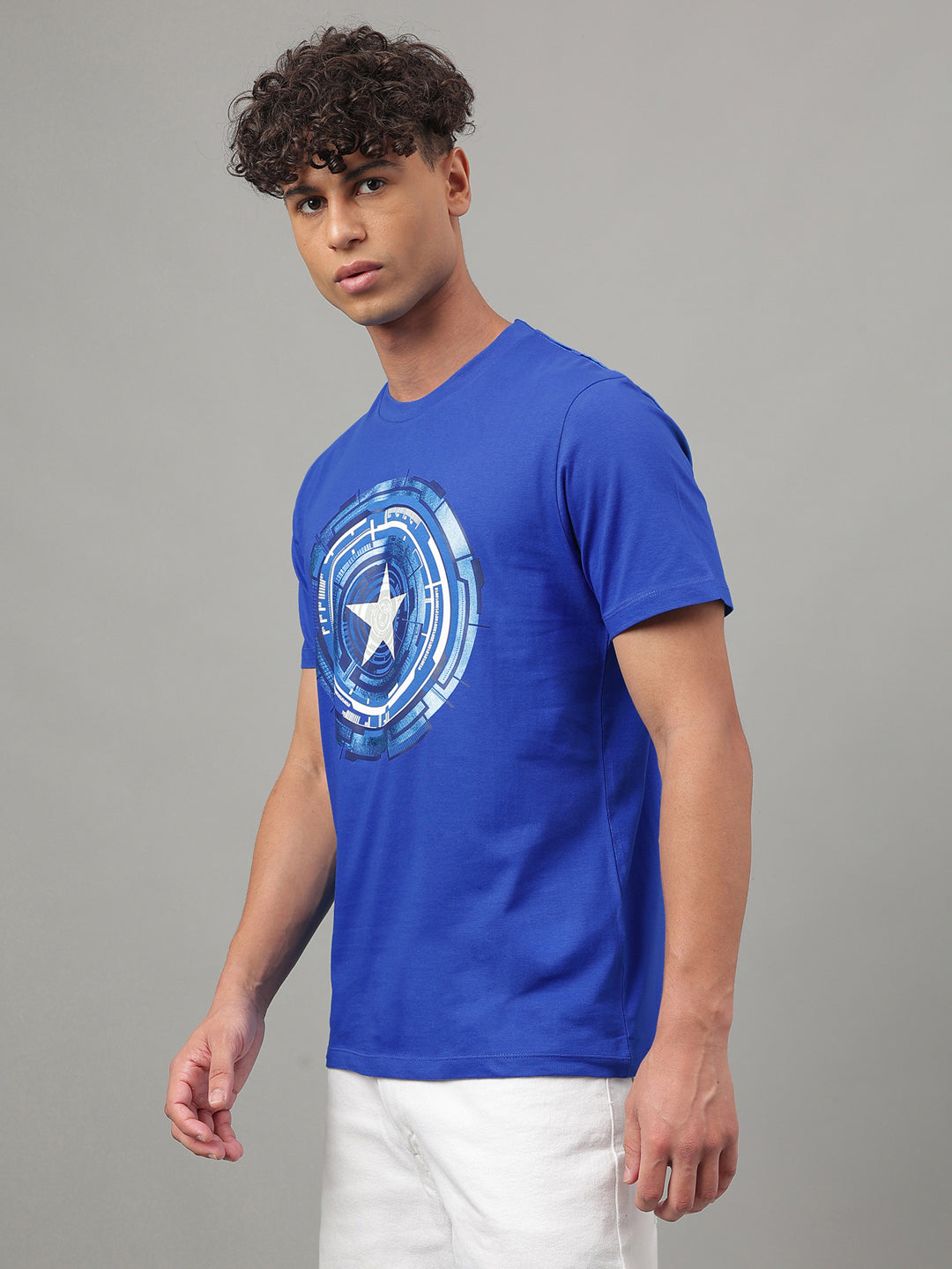 Captain America Blue Tshirt For Men