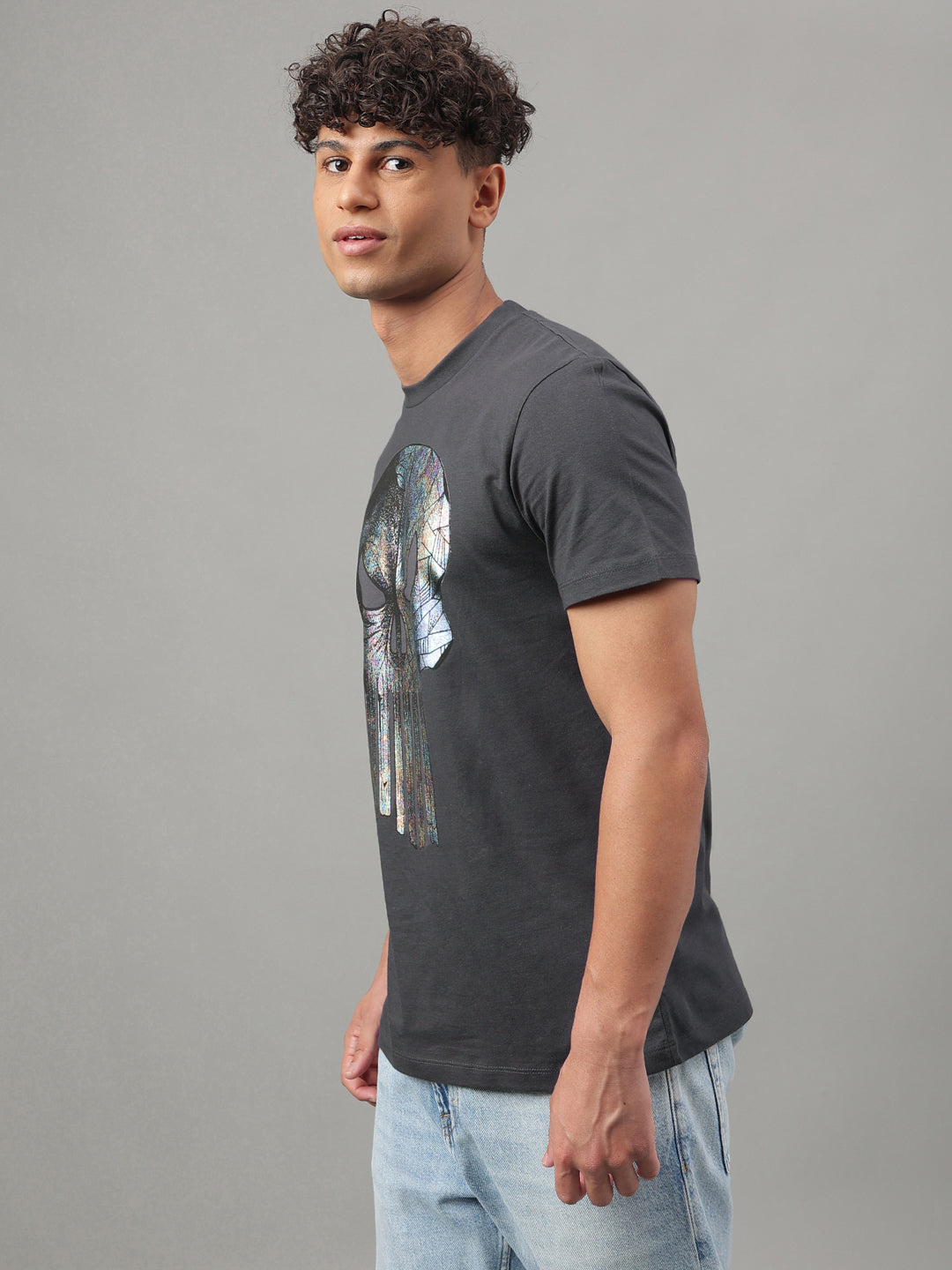 Punisher Grey Tshirt For Men