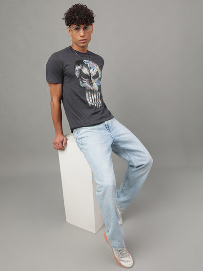 Punisher Grey Tshirt For Men