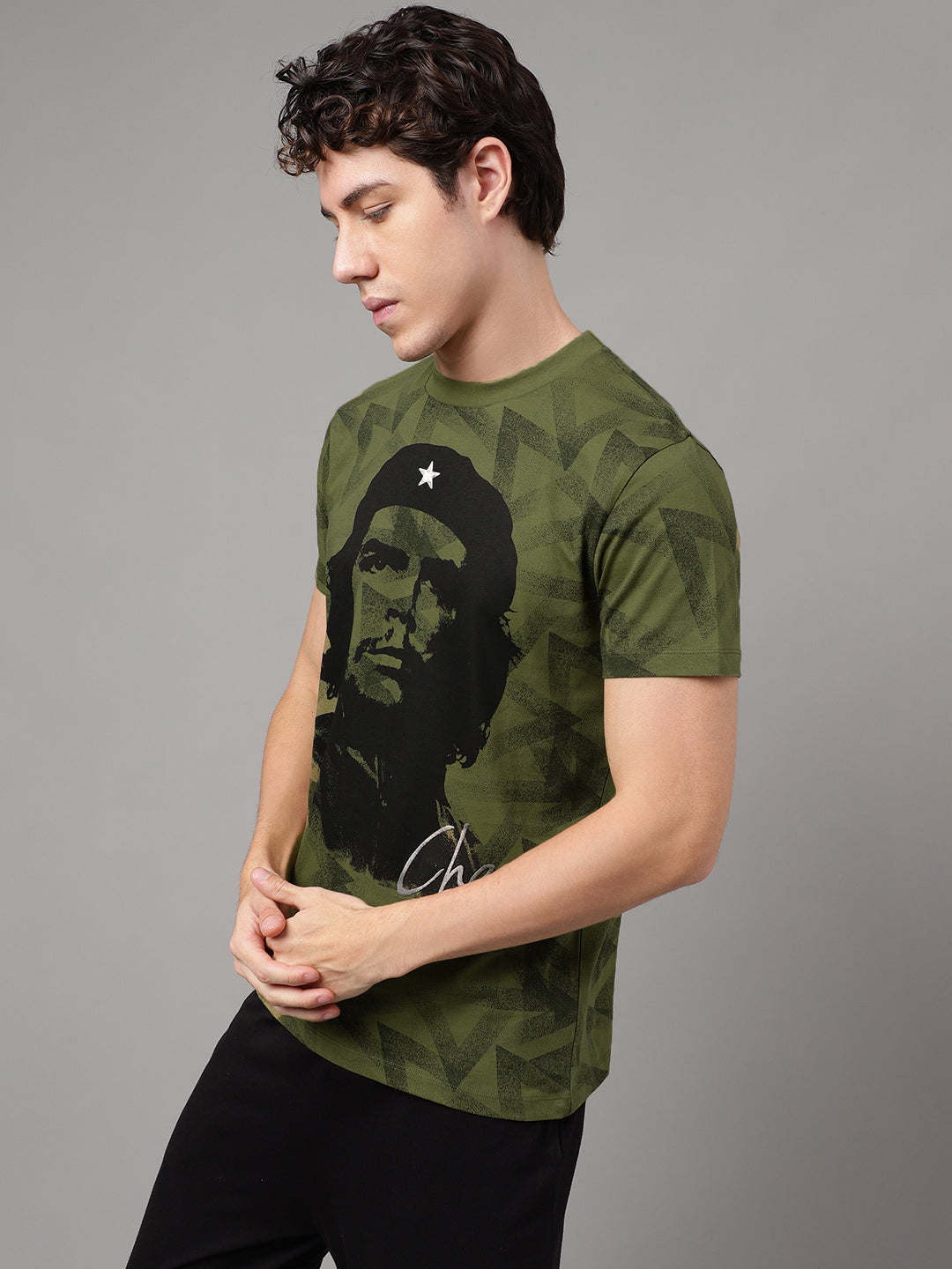 Che Guevara Green Tshirt For Men